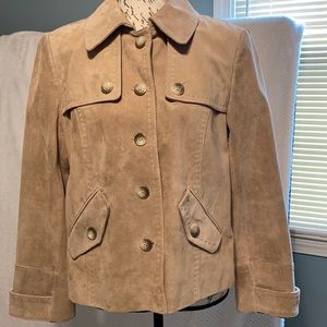 🎉Host Pick🎉Ann Taylor Loft Suede Leather Jacket